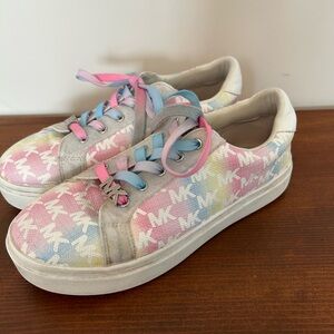 Multi color Michael Kors girls sneakers size 4
